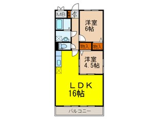 グランドゥ－ル畦野の物件間取画像